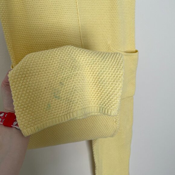 Free People Beach Hailee Knit Sweater Jumpsuit Butter Yellow Size Medium - Picture 5 of 8